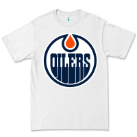 White oilers Premium Tee - linhVisuals