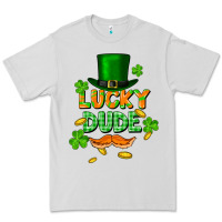 Dove Grey lucky dude St. Patricks Day Premium Tee - FaDigitalArtStudio
