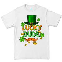 White lucky dude St. Patricks Day Premium Tee - FaDigitalArtStudio