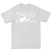 Dove Grey FARM LIFE ANIMAL Premium Tee - linhVisuals