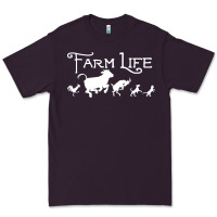 Plum FARM LIFE ANIMAL Premium Tee - linhVisuals