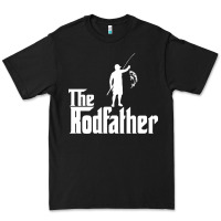 Black Fishing The Rodfather Premium Tee - linhVisuals