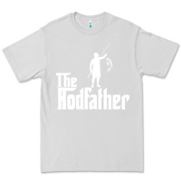 Dove Grey Fishing The Rodfather Premium Tee - linhVisuals