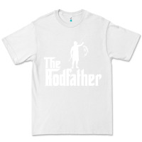 White Fishing The Rodfather Premium Tee - linhVisuals