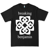 Black BREAKING BENJAMIN - BLACK AND WHITE Premium Tee - linhVisuals