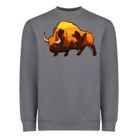 Storm western bison Heavyweight Sweatshirt - Jasminsmagicworld
