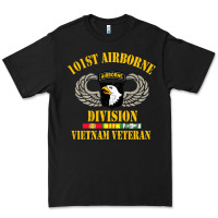 Black Airborne 101st division Premium Tee - linhVisuals