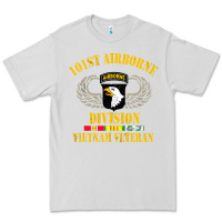 Dove Grey Airborne 101st division Premium Tee - linhVisuals