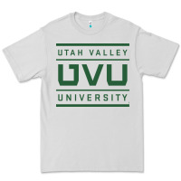 Dove Grey uvu, utah valley, education Premium Tee - linhVisuals