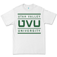 White uvu, utah valley, education Premium Tee - linhVisuals
