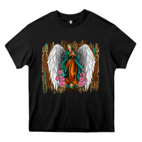 Black lady of guadalupe Heavy Core Tee - Jasminsmagicworld
