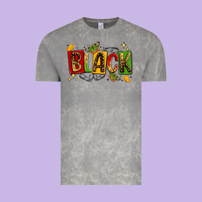 Black Vintage Tee Designed By Lillyallendesigns