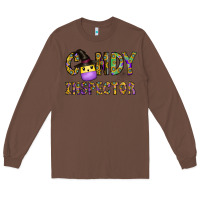 Chestnut Candy Inspector Long Sleeve Tee - CowhideDigitalArt