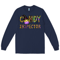 Navy Candy Inspector Long Sleeve Tee - CowhideDigitalArt