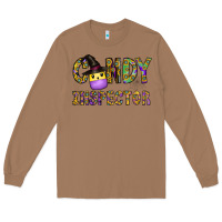 Toasted Coconut Candy Inspector Long Sleeve Tee - CowhideDigitalArt