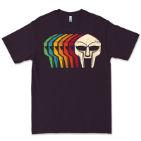 Plum Retro Mask Doom Premium Tee - linhVisuals