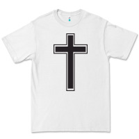 White Cross Premium Tee - linhVisuals