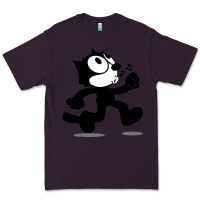 Plum felix the black cat music Premium Tee - linhVisuals