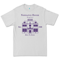 Dove Grey nonnatus house  blue ink Premium Tee - linhVisuals