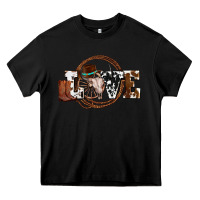 Black western love for cowboys olivia Heavy Core Tee - OliviaCreatesArt