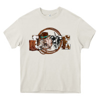 Cream western love for cowboys olivia Heavy Core Tee - OliviaCreatesArt