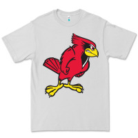 Dove Grey illinois state redbirds Premium Tee - linhVisuals