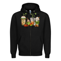 Black dog mom coffee Zipper Hoodie - Jasminsmagicworld