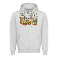 Dove Grey dog mom coffee Zipper Hoodie - Jasminsmagicworld