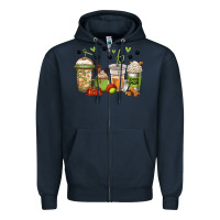 Navy dog mom coffee Zipper Hoodie - Jasminsmagicworld