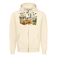 Sandshell dog mom coffee Zipper Hoodie - Jasminsmagicworld