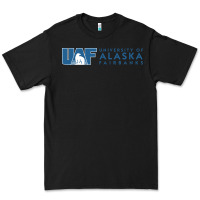 Black University of Alaska Fairbanks Premium Tee - linhVisuals