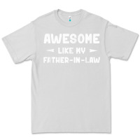 Dove Grey awesome like my father in law funny fathers day gift men wom t shirt Premium Tee - linhVisuals