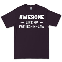 Awesome Like My Father In Law Funny Fathers Day Gift Men Wom T Shirt Premium Tee | Teevron