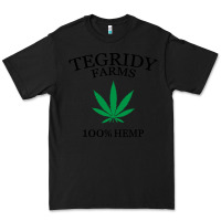 Black tegridy farms Premium Tee - linhVisuals