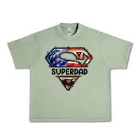 Oil Green American Super Dad Urban Heavy Tee - LillyAllenDesigns
