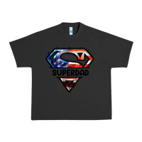 Pigment Black American Super Dad Urban Heavy Tee - LillyAllenDesigns