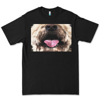 Black labradoodle t  shirtfunny labradoodle face mask funny dog mouth t  shi Premium Tee - linhVisuals