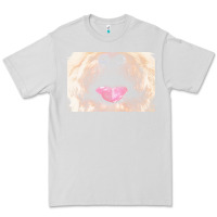 Dove Grey labradoodle t  shirtfunny labradoodle face mask funny dog mouth t  shi Premium Tee - linhVisuals
