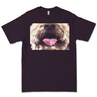 Plum labradoodle t  shirtfunny labradoodle face mask funny dog mouth t  shi Premium Tee - linhVisuals
