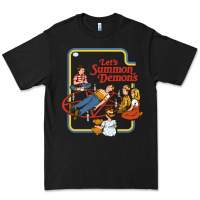 Black let's summon demons Premium Tee - linhVisuals