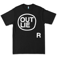 Black outlier Premium Tee - linhVisuals
