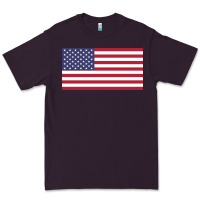 Plum american flag Premium Tee - linhVisuals
