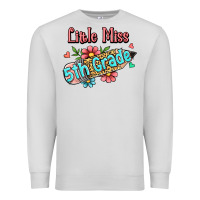 Dove Grey little miss fifth grade Premium Sweatshirt - Jasminsmagicworld