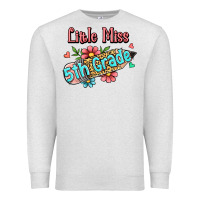 Oatmeal Heather little miss fifth grade Premium Sweatshirt - Jasminsmagicworld