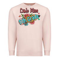 Pale Pink little miss fifth grade Premium Sweatshirt - Jasminsmagicworld