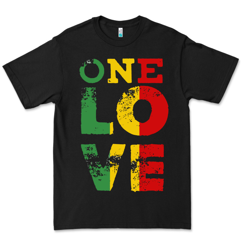 One Love Rasta Reggae Premium Tee by linhVisuals | Teevron