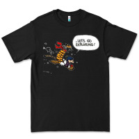 Black calvin Premium Tee - linhVisuals