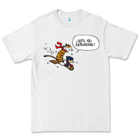 White calvin Premium Tee - linhVisuals