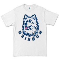 White HUSKIES Premium Tee - linhVisuals