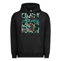 Pigment Black Howdy Cowhide Turquoise Urban Hoodie - Jasminsmagicworld
